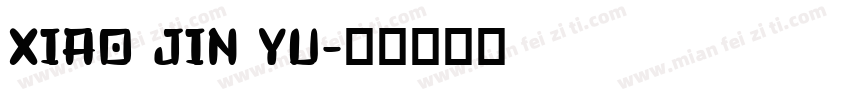 XIAO JIN YU字体转换